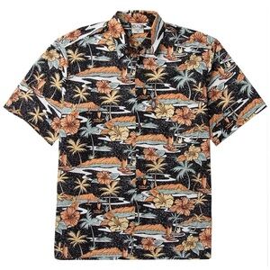GO BAREFOOT 	1	Men's Button-Down Short-Sleeve SHIRT SIZE XL
